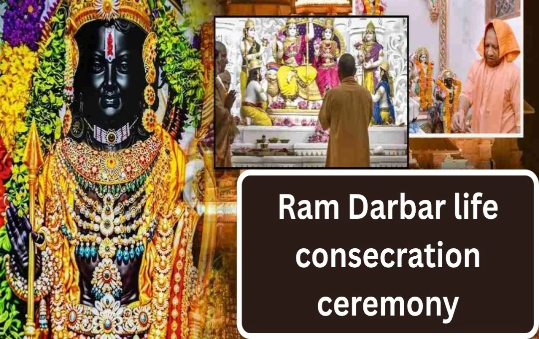 Yogi Adityanath Consecrates Idols at Ayodhya's Ram Mandir