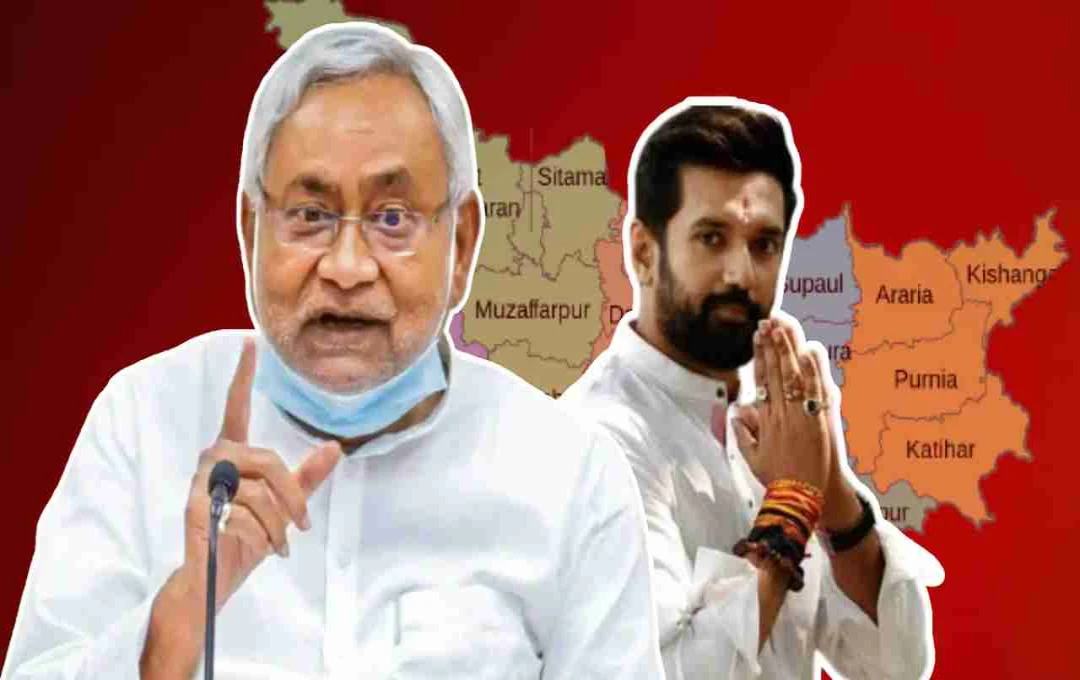 बिहार NDA में फिर तनाव! चिराग के पत्र ने बढ़ाई नीतीश कुमार की चिंता