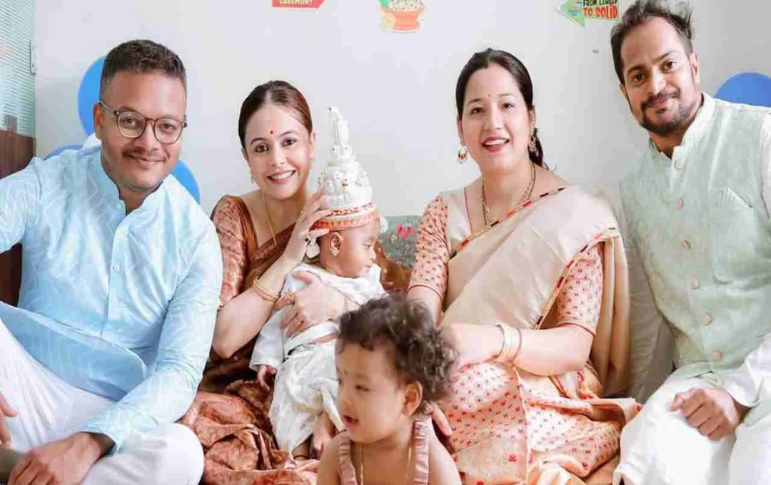गोपी बहू से मॉम जर्नी तक: देवोलीना भट्टाचार्जी ने बेटे जॉय के अन्नप्राशन में किया पहली बार चेहरा रिवील