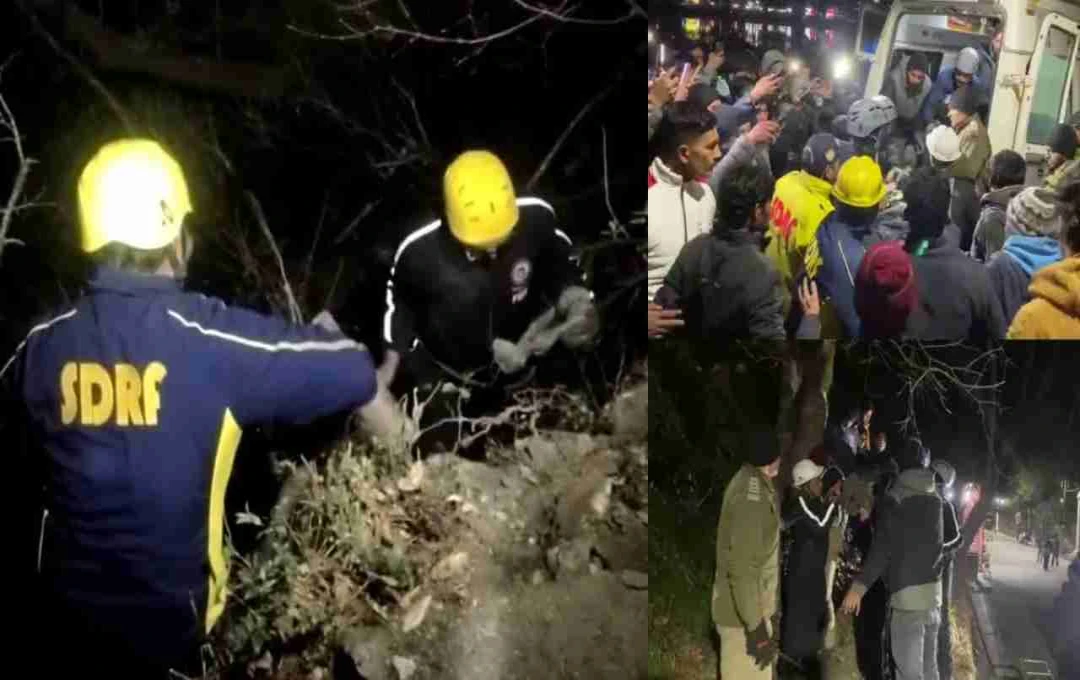 Uttarakhand Tourist Vehicle Plunges into Ravine, One Dead