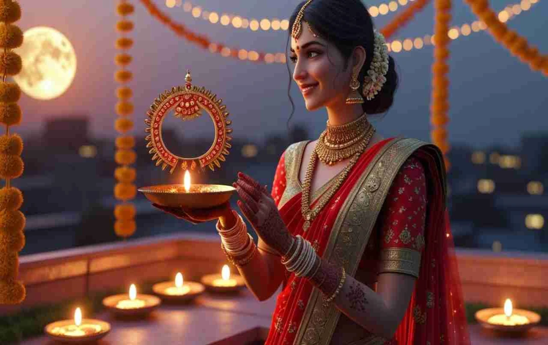 करवा चौथ प्रेम, समर्पण और सौंदर्य का पावन व्रत 
