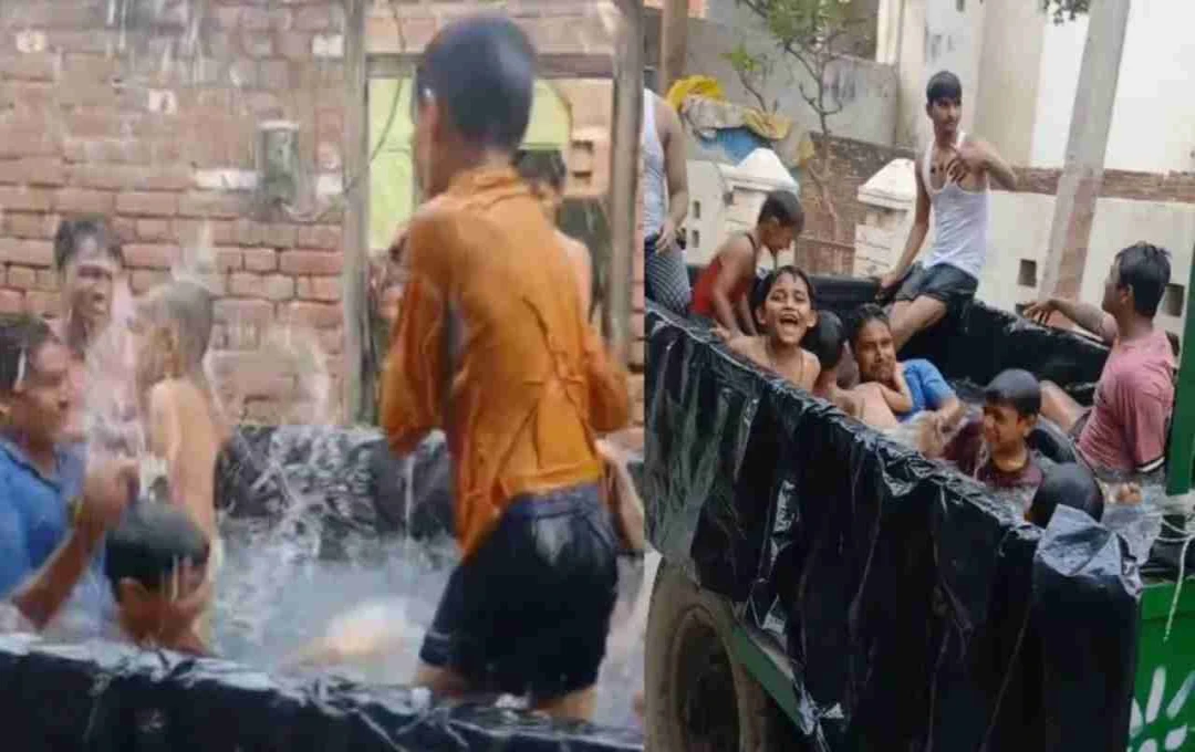 UP के 12 शहरों में बारिश और तूफान का कहर: फर्रुखाबाद में पेड़ गिरे, कन्नौज में ट्रॉली बनी स्विमिंग पूल