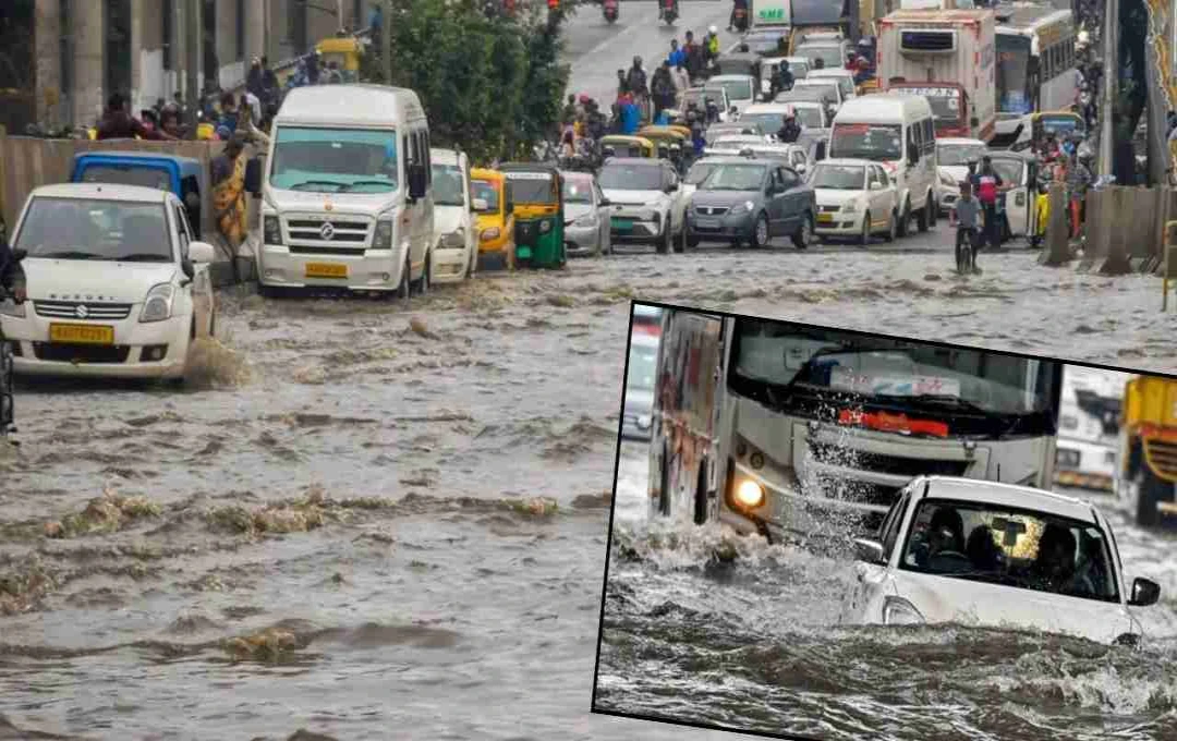 कर्नाटक में मूसलाधार बारिश से हाहाकार: 16 जून तक रेड अलर्ट, दक्षिण कन्नड़ में बिगड़े हालात